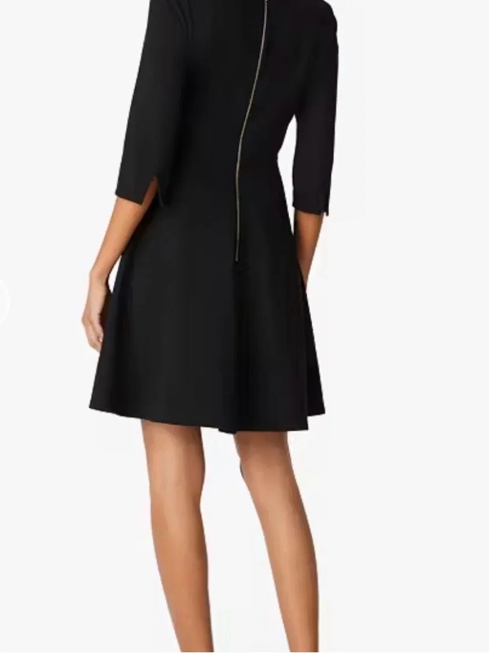 NEW Kate Spade Pearl Bow Ponte Dress in Black